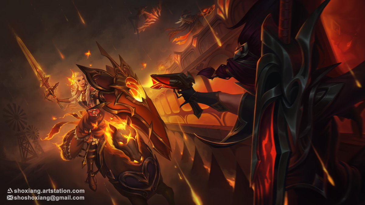 My fan-art for High Noon Leona, Samira, Talon, Varus, Tahm Kench, Katarina from League of Legends

Artstation artstation.com/artwork/rl9Kz5
Youtube youtube.com/watch?v=0VtH3K…

#lol #LeagueOfLegends #art #artist #digitalart #digitalartist #digitaldrawing #digitalpainting  #artwork