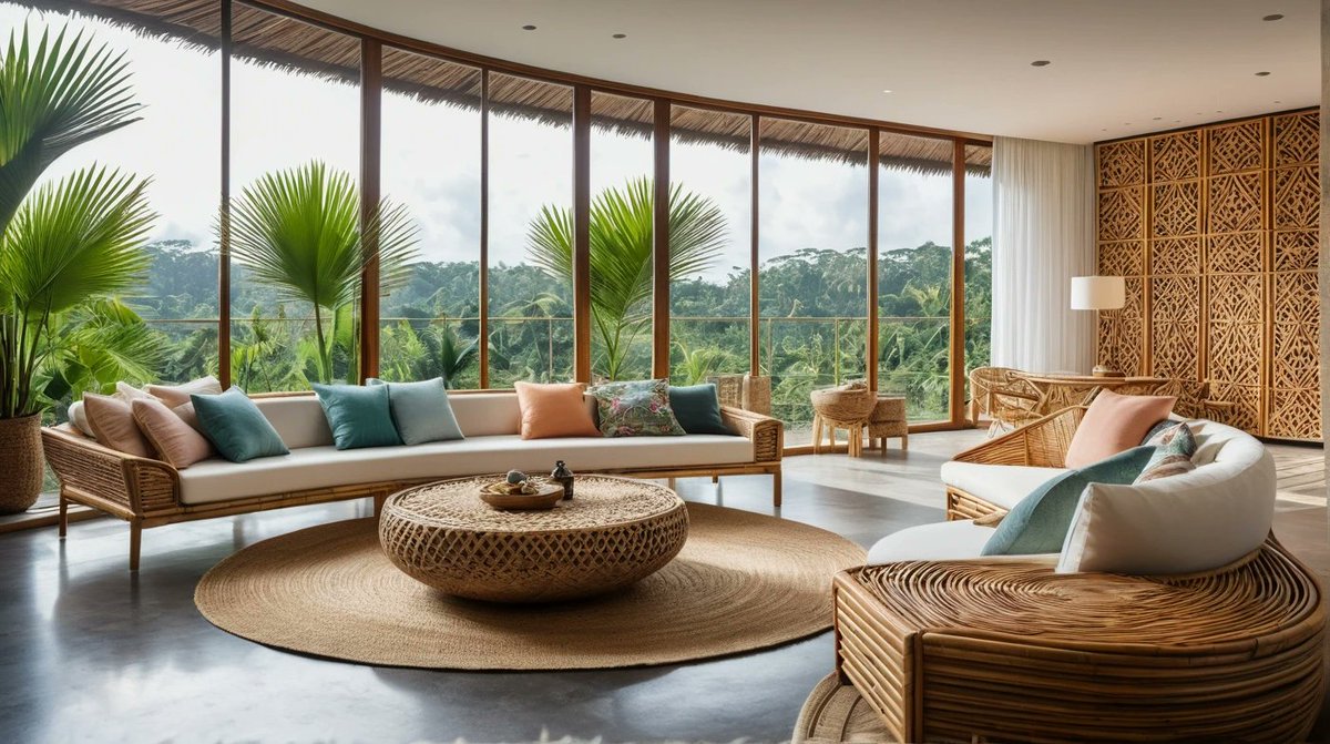 FfrahaniM's tweet image. #ArchitecturalInnovation #BambooArchitecture
#ویلا_ترا #معماری_پایدار #طراحی_سازگار_با_محیط_زیست #زندگی_لوکس #مصالح_پایدار #زندگی_سبز #ارتباط_با_طبیعت #خانه_های_مدرن_اکو #نوآوری_معماری #معماری_بامبو