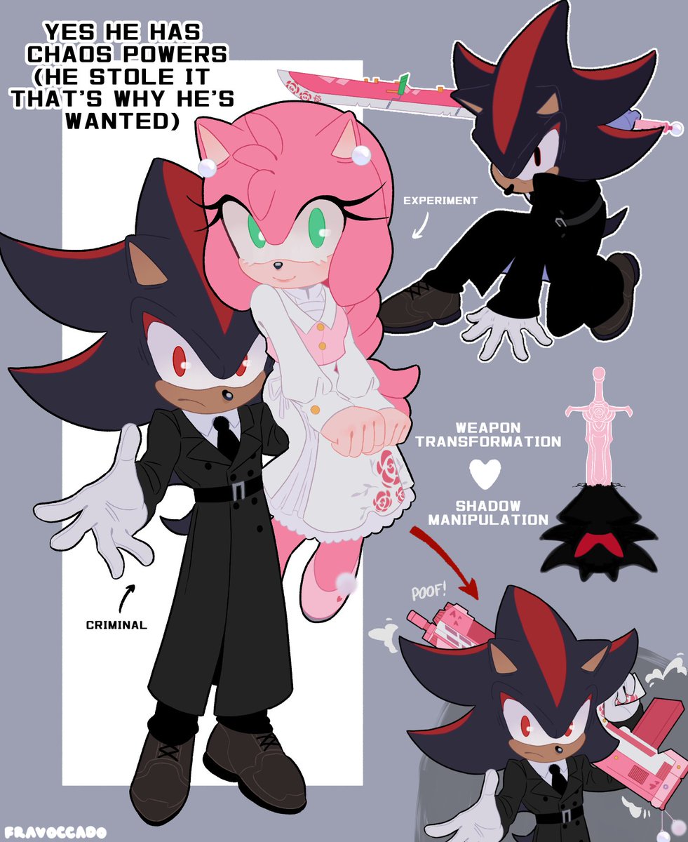 Fravoccado's tweet photo. Idk what to name this AU 😭😭😭
#ShadowTheHedgehog #AmyRose #Shadamy https://t.co/5tZa459Yg5
