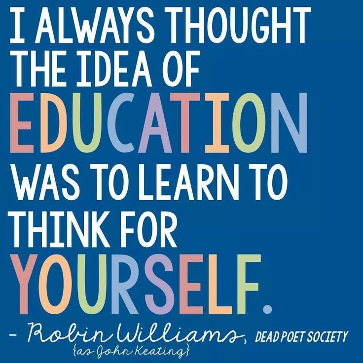 I ALWAYS THOUGHT THE IDEA OF EDUCATION WAS TO LEARN TO THINK FOR YOURSELF.

#education #teachers #Leaders 
#autism #sped #teachertwitter