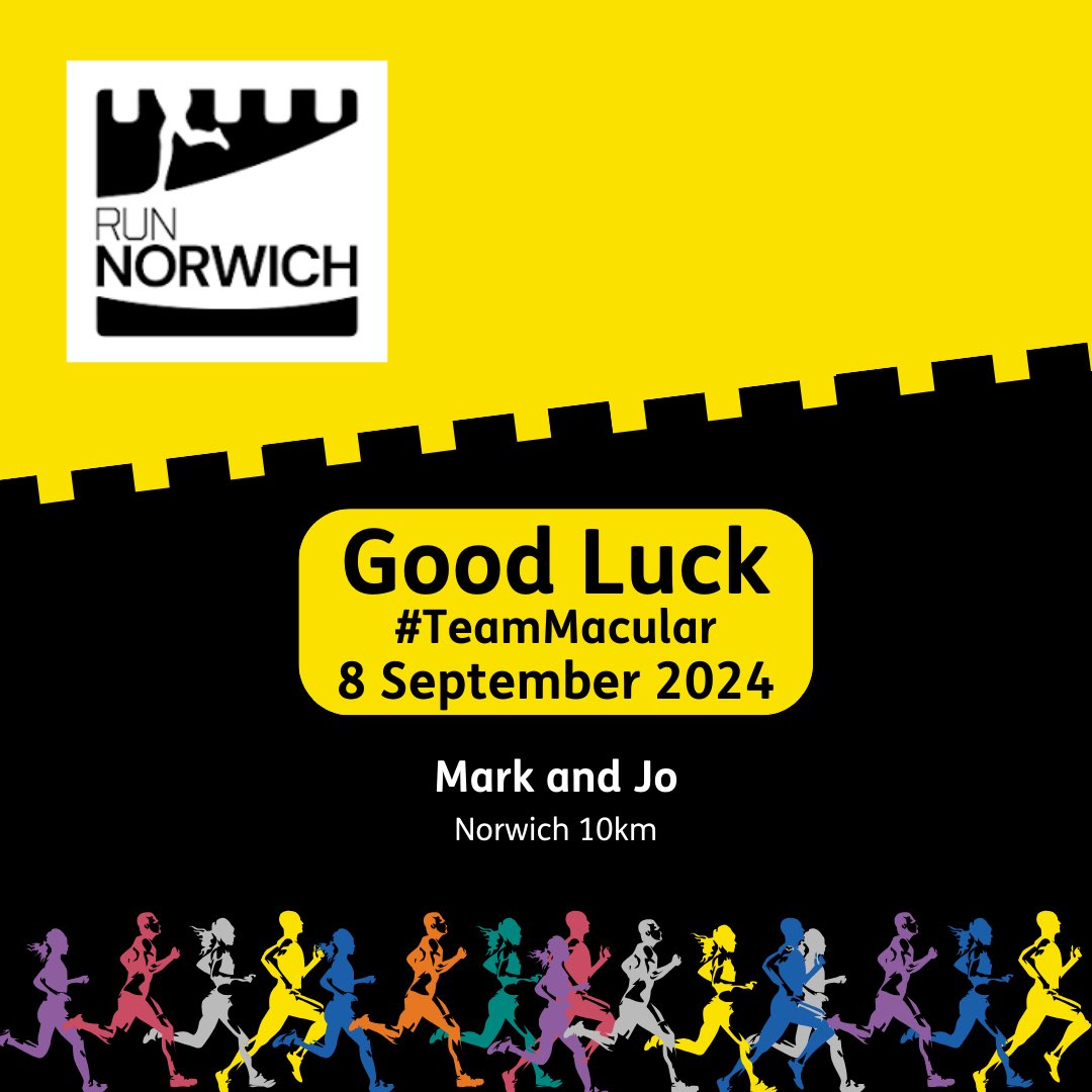 Running to Beat Macular Disease #TeamMacular are braving the weather today in Newcastle and Norwich! 🍀 Good luck 🍀 to everyone taking part in Great North Run <a href="/great_run/">Great Run</a> and <a href="/runnorwich/">Run Norwich</a> 10km. 

Links to support the runners linktr.ee/teammacular