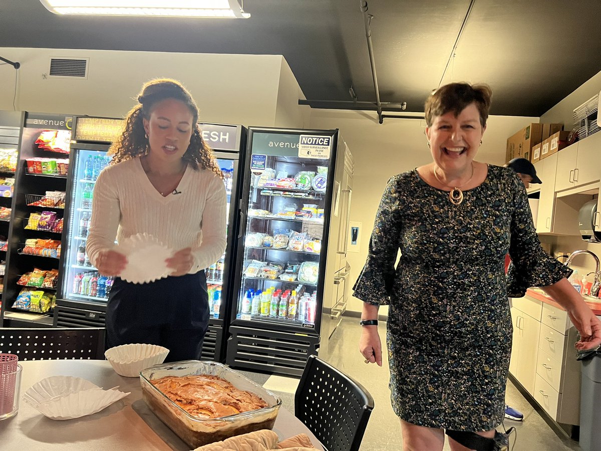 Henry Rothenberg (@henryrothenberg) on Twitter photo Chef BoyarJen is at it again…this weekend is <a href="/BriReports/">Brianna Hamblin</a> final weekend with us. Brianna and her husband are moving back to the DC area to be closer to family. <a href="/NC5_JKraus/">Jennifer Kraus</a> baked a delicious butter cake with peaches for her final day with the weekend crew on <a href="/NC5/">NewsChannel 5</a>. Chef BoyarJen is at it again…this weekend is <a href="/BriReports/">Brianna Hamblin</a> final weekend with us. Brianna and her husband are moving back to the DC area to be closer to family. <a href="/NC5_JKraus/">Jennifer Kraus</a> baked a delicious butter cake with peaches for her final day with the weekend crew on <a href="/NC5/">NewsChannel 5</a>.
