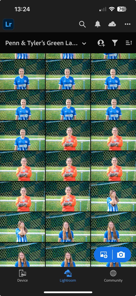 Social assets day for ⁦@Penn_football⁩ ladies today before the big match vs ⁦<a href="/cheshamutdlfc/">Chesham United FC Women</a>⁩