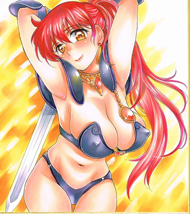 5月22日開催
美少女パラダイス5頒布予定色紙1枚目です。
『幻夢戦記レダ」より
朝霧陽子さんです。
#美少女パラダイス5 #美少女パラダイス 