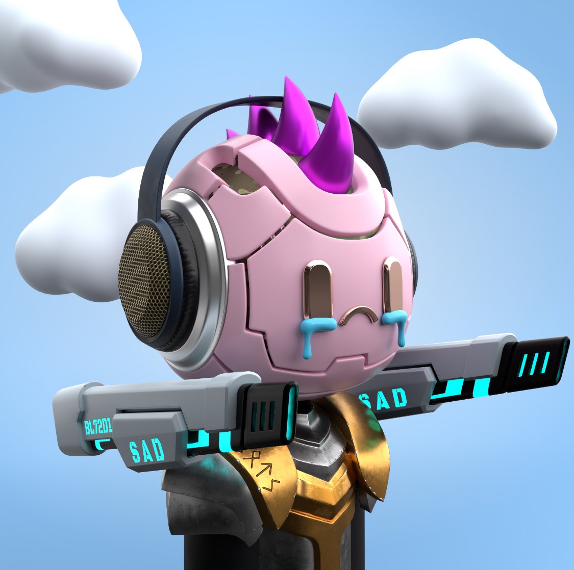 SolChadNFTs's tweet photo. The Artwork Of #SadBots Is Clean AF!

#Solana #NFTs #Crypto $SOL https://t.co/1DmsMNE06d