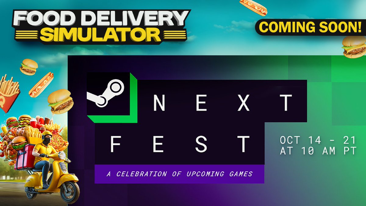 MasterPlanStds's tweet photo. We will be (hopefully) on Steam's #steamnextfest ! When the time comes, check our demo! 

Steam Link: https://t.co/XRc6m1xynw

#Unity2024 #gamedev #gamedeveloper #indiedev #Unity #FoodDelivery #FoodDeliverySimulator #indiegame #unity3d #blender #game #gameDev #gamer #cars https://t.co/MFKp99Rl60