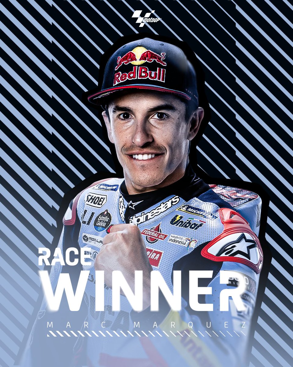 MotoGP™🏁 (@motogp) on Twitter photo 🏆<a href="/marcmarquez93/">Marc Márquez</a> reigns in the chaos! 🏆
The 8-time World Champ takes his second victory in a row! ✌️
#SanMarinoGP 🇸🇲 🏆<a href="/marcmarquez93/">Marc Márquez</a> reigns in the chaos! 🏆
The 8-time World Champ takes his second victory in a row! ✌️
#SanMarinoGP 🇸🇲