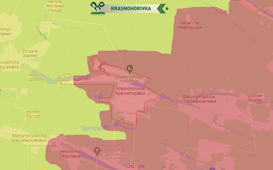 IgorGeoPol's tweet photo. Atualizações Mar'inka (Obl. Donetsk) - Arredores

- Russos avançam em Krasnohorivka e estão bem próximos de capturarem toda a cidade.
- Nevel's'ke foi capturada https://t.co/qxbbn3LSaI