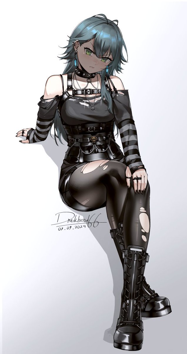 Goth punk Temari
#月村手毬 #学マス
