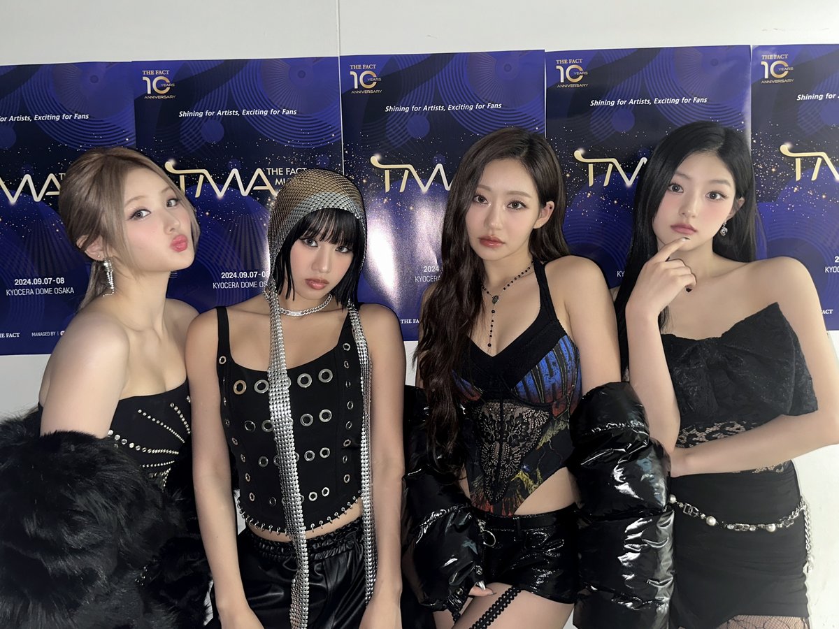 KISSOFLIFE_S2's tweet photo. [📸] 240908 2024 The Fact Music Awards 무대 완료🏴‍☠

존경하는 선배님들의 커버 무대와 원피스오브라이프의 무대는 재밌게 즐기셨나요? 
그렇다면 키씨 소리 질러~ 

#KISSOFLIFE #키스오브라이프 #KIOF 
#TMA #더팩트뮤직어워즈 https://t.co/nsu18d9M21