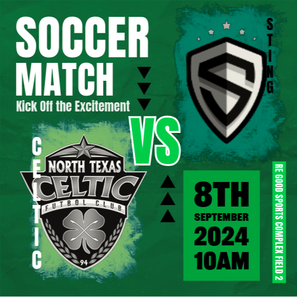 🍀M A T C H D A Y🍀
R.E. Good Sports Complex, Elm Fork Drive, Carrollton, TX
🆚 Sting ECNL RL NTX G06/07 Littrell
📍 10AM 
📺 Come on out and enjoy this amazing  weather and see these amazing girls play! LET’S GO!!!!!!!!
#gameday #ecnlrl #ecnlgirls #soccergameday #playlikeagirl
