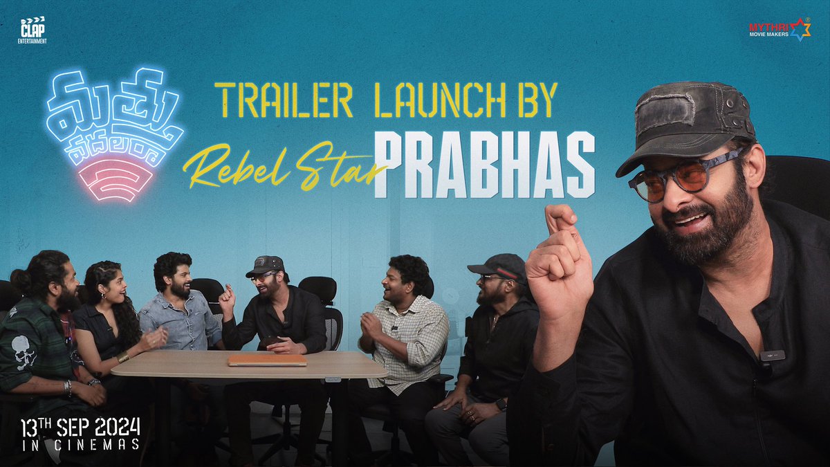 Mythri Movie Makers (@mythriofficial) on Twitter photo Rebel Star #Prabhas Garu #MathuVadalara2 Trailer l̶a̶u̶n̶c̶h̶ c̶h̶e̶s̶a̶r̶u̶ taskarincharu ❤🔥
Watch the super fun launch video now!
▶️ youtu.be/p3sHjReqPFE
TRAILER TRENDING #1 on YouTube 💥💥
In cinemas on 13th September, 2024 ❤️🔥
A <a href="/RiteshRana/">Ritesh Rana</a> sequel.
#MV2 Rebel Star #Prabhas Garu #MathuVadalara2 Trailer l̶a̶u̶n̶c̶h̶ c̶h̶e̶s̶a̶r̶u̶ taskarincharu ❤🔥
Watch the super fun launch video now!
▶️ youtu.be/p3sHjReqPFE
TRAILER TRENDING #1 on YouTube 💥💥
In cinemas on 13th September, 2024 ❤️🔥
A <a href="/RiteshRana/">Ritesh Rana</a> sequel.
#MV2
