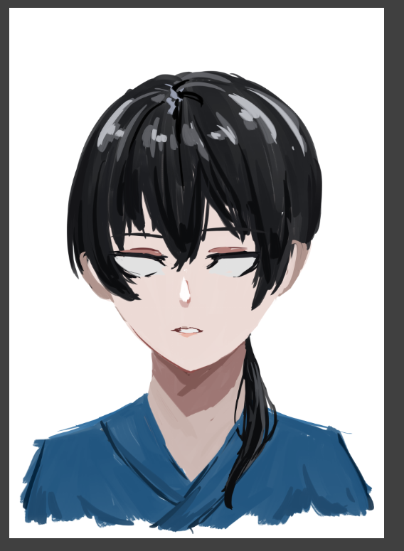 「Lamさんの線画描かないメイキング真似して描いてみたんだけど、意外と描ける…? 」|ミァハ skb募集始めましたのイラスト