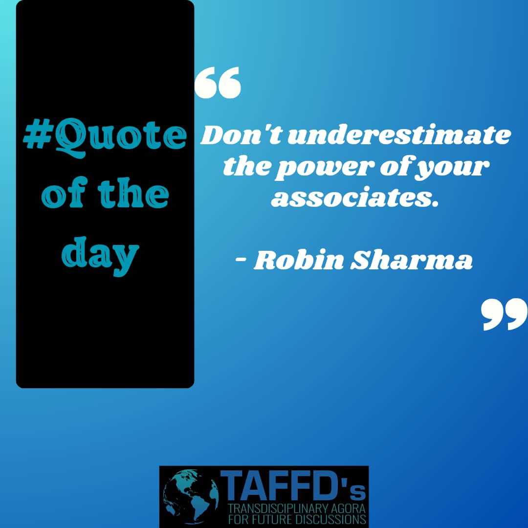 TAFFD's (@taffdsorg) on Twitter photo The people you surround yourself with have a significant impact on your life, therefore, choose futuristic, positive and supportive associates who will enhance your growth.
"Don't underestimate the power of your associates." ~ <a href="/RobinSharma/">Robin Sharma</a>
t.me/taffdsglobal
#TAFFDs The people you surround yourself with have a significant impact on your life, therefore, choose futuristic, positive and supportive associates who will enhance your growth.
"Don't underestimate the power of your associates." ~ <a href="/RobinSharma/">Robin Sharma</a>
t.me/taffdsglobal
#TAFFDs
