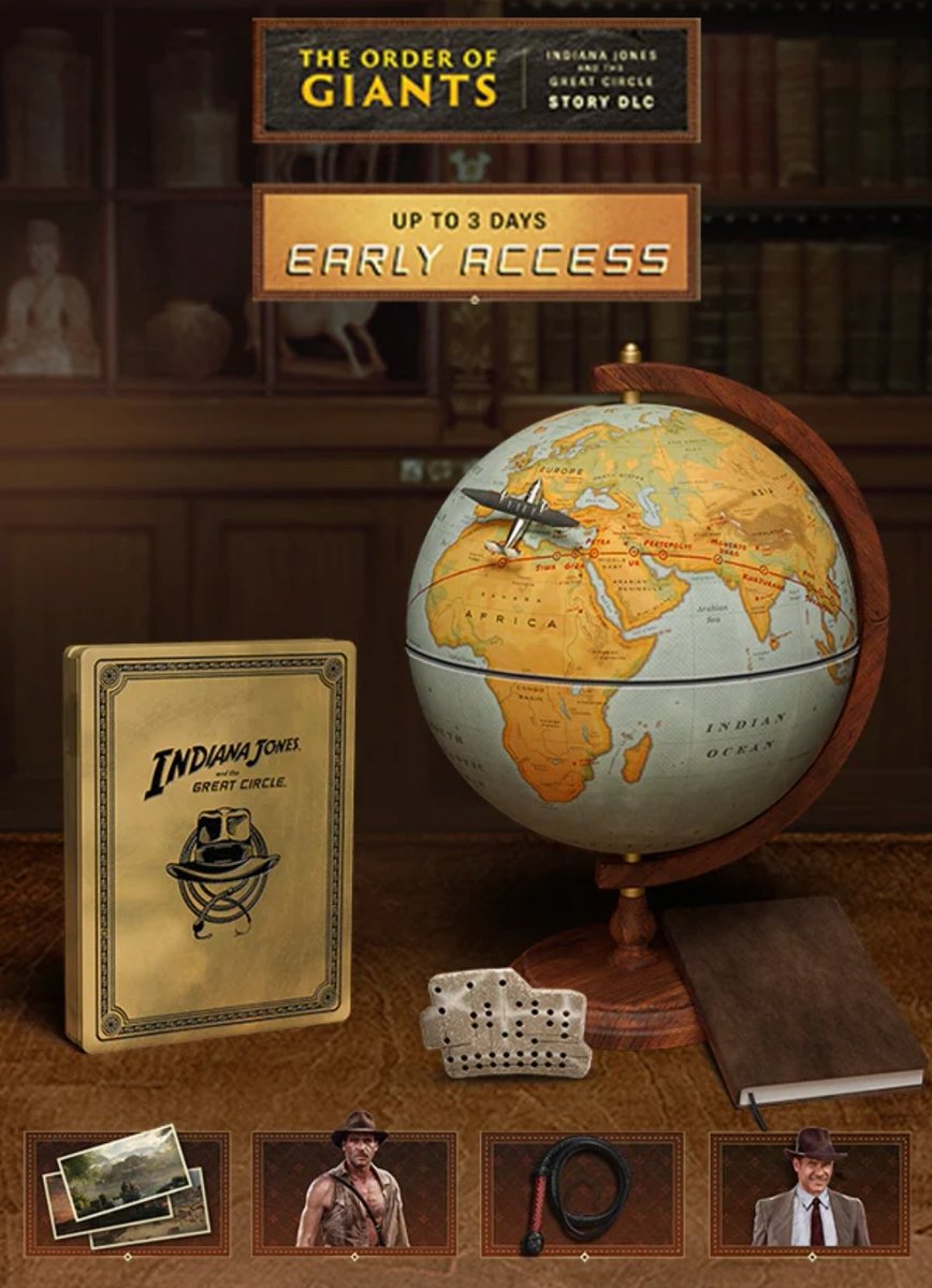 🌎🧭Indiana Jones &amp; The Great Circle - Collector's Edition
US &amp; CA Only Shipping
🙏 PLEASE USE AFFILIATE LINK 🙏
➡️ gear.bethesda.net/?ref=bb-gdr2py
➡️ Unfortunately codes do NOT work on this item

#bethesdagear #indianajones #thegreatcirlce #collectorsedition #gaming #collection #merch
