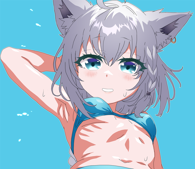 フェチ込めΣφ三φ(:3」∠)_
 #絵フブキ 