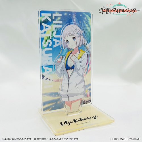 学マス 倉本千奈 キミとセミブルー 公式2層アクリルスタンド 学園