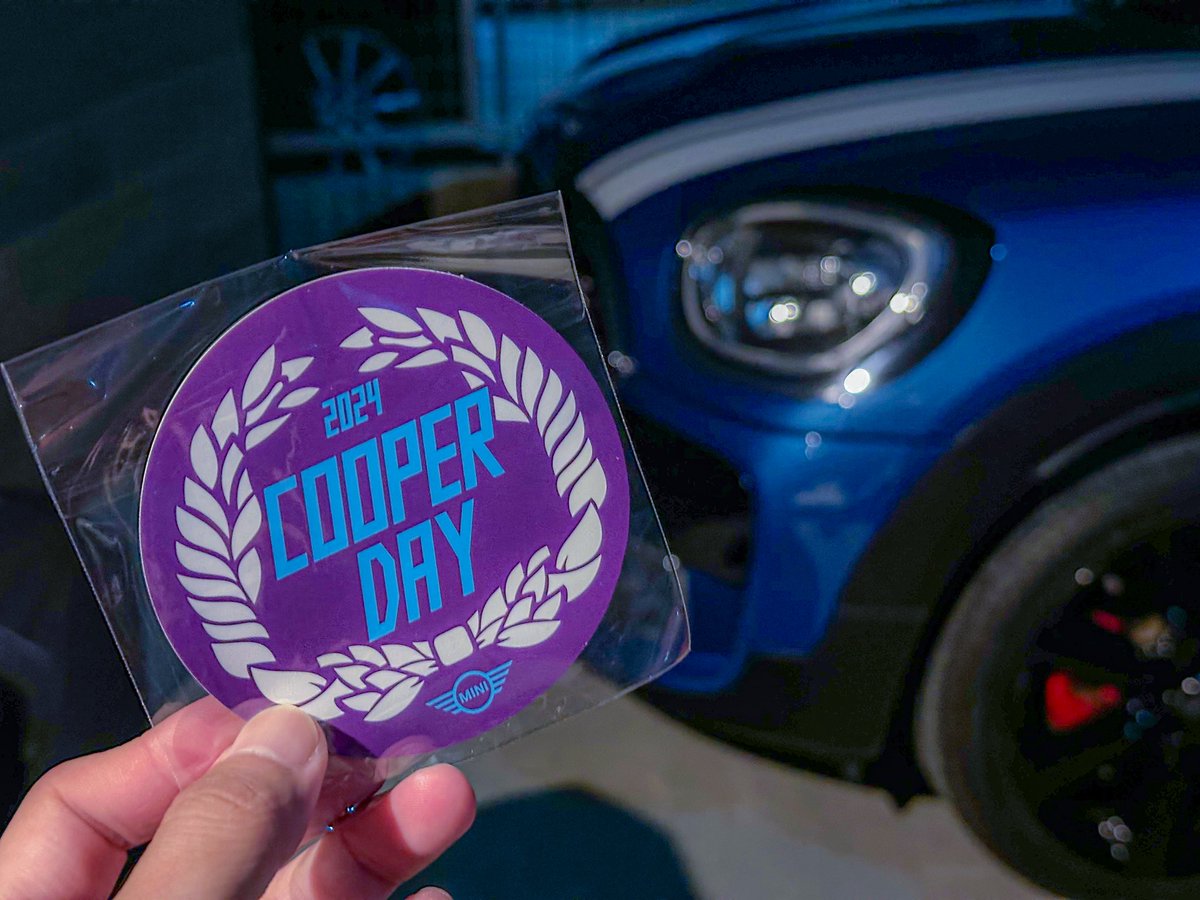 yuuhito07's tweet image. ちゃんとMINIオーナーぶってみる
#クーパーの日 #f60 #2024cooperday