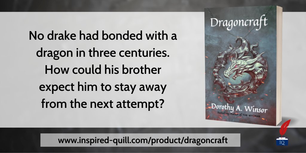 Addy's brother orders him to stay away from the brother's dangerous attempt to bond with a dragon. Fat chance of that happening.

Preorder Dragoncraft from
Amazon tinyurl.com/mvhxtfvb
or Inspired Quill  Dragoncraft by Dorothy A. Winsor | YA Fantasy (inspired-quill.com)