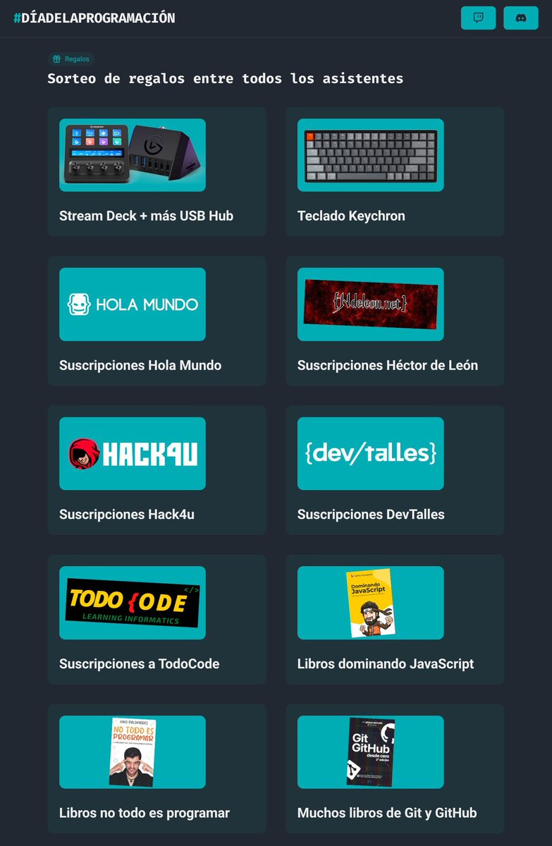 MoureDev's tweet photo. ¿Qué regalo quieres que te toque el Día de la Programación?

https://t.co/zCT4HSA3jh https://t.co/NP0uReXLPc