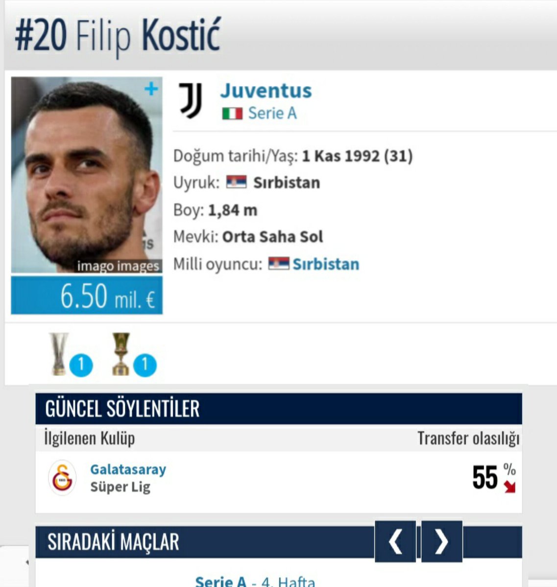Bir oyuncuyu herkes ister ama FENERBAHÇE alır...
Bir haftadır kapısında yatanlar yine babayı aldılar...

Çalım nedir nasıl atılır birkez daha göstermiş olduk...

Filip Kostic, Fenerbahçe'de.