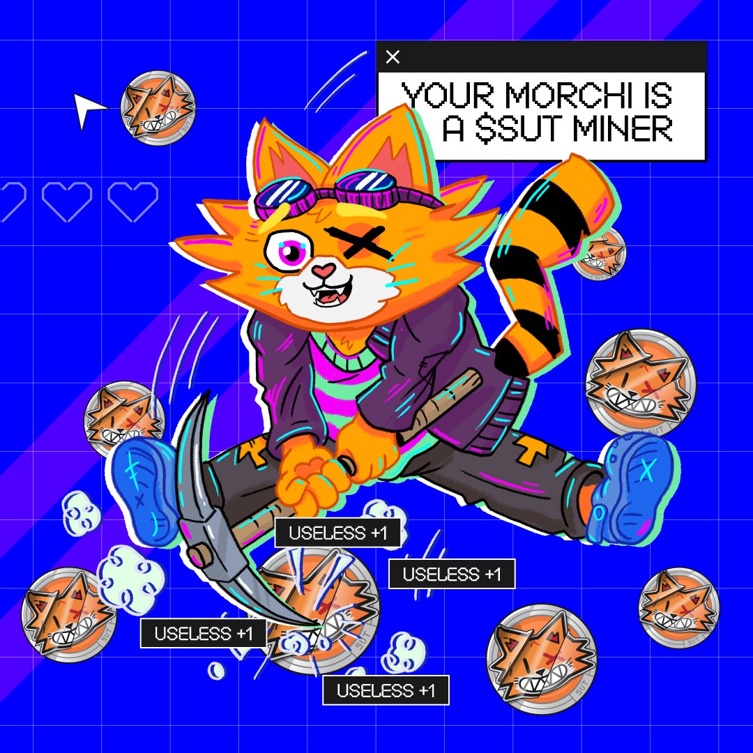 mooarofficial's tweet image. $SUT Miner ⛏️

Your MORCHI isn’t just a cute companion - it’s a $SUT mining machine! 💸 Level up to boost your $SUT gains:

👉 Level 10: Get a big boost in daily $SUT earnings
👉 Level 20: Unlock the power to redeem your $SUT
👉 Level 30: Something big is coming soon… 👀