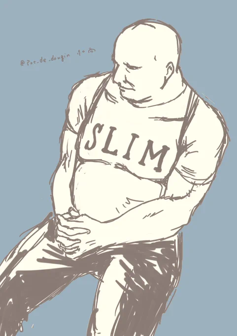 女の子ばかり描いてると反動で男性描きたくなる症候群。 
