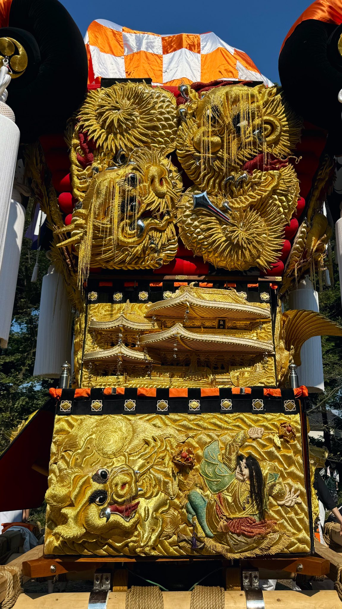 太鼓台幕 鶴亀すけ on X: 