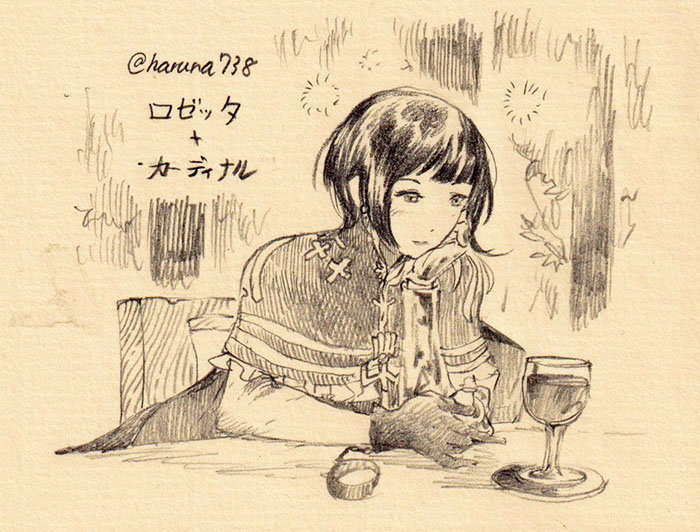 バーでくつろぐポム、レンリ、ロゼッタ編

#バー木こり 