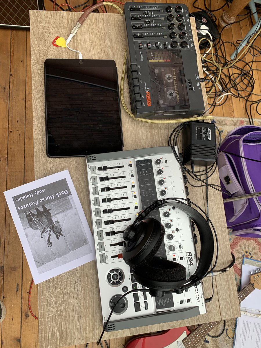 From the practise room.