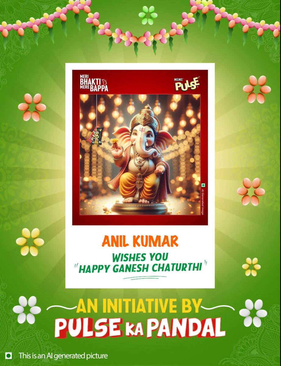 ranilkumar6300's tweet image. Happy Ganesh Chaturthi #PulseGaneshMahotsav #PulseKaPandal 
@PassPass_Pulse 

Tag:-
@__nav22__ 
@Lovely_Men4 
@CharanTweetss 
@SmartAnand07 
@anshu674230 
@a1_babu 
@ramsapra54 
@Ravi79148860 
@KhareDivyesh 
@niketcreation_