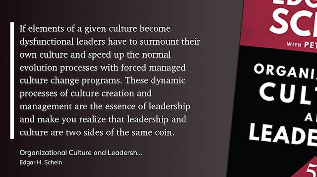 Leadership is culture - and culture is leadership