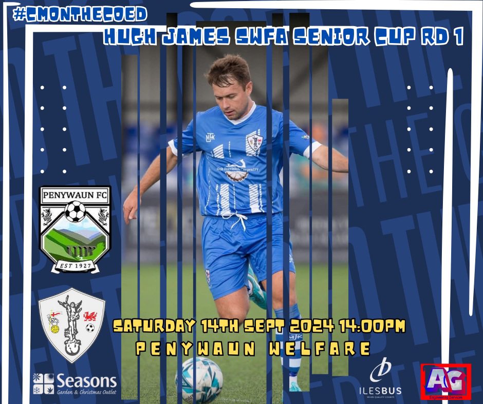 Pencoed Athletic BGC (@pencoedathbgc) on Twitter photo Hugh James SWFA Senior Cup RD 1
📆 Saturday 14th Sept 2024
🆚 <a href="/PenywaunC/">PenywaunFC</a>
⌚️ 14:00 k/o
🏆 Hugh James Senior Cup 🏆
🏟 Penywaun Welfare
#CmontheCOED🔵⚫️ #TooStrong
<a href="/SWPLInfo/">South Wales Premier League Info</a>
📸 <a href="/Bigjim14711/">Bigjim147</a> Hugh James SWFA Senior Cup RD 1
📆 Saturday 14th Sept 2024
🆚 <a href="/PenywaunC/">PenywaunFC</a>
⌚️ 14:00 k/o
🏆 Hugh James Senior Cup 🏆
🏟 Penywaun Welfare
#CmontheCOED🔵⚫️ #TooStrong
<a href="/SWPLInfo/">South Wales Premier League Info</a>
📸 <a href="/Bigjim14711/">Bigjim147</a>