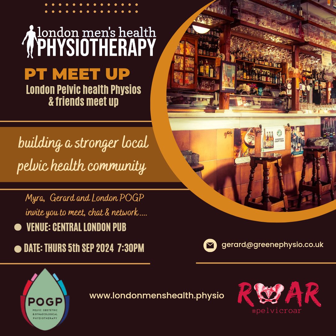 Big thx to all who supported our 2nd London Pelvic health meet up