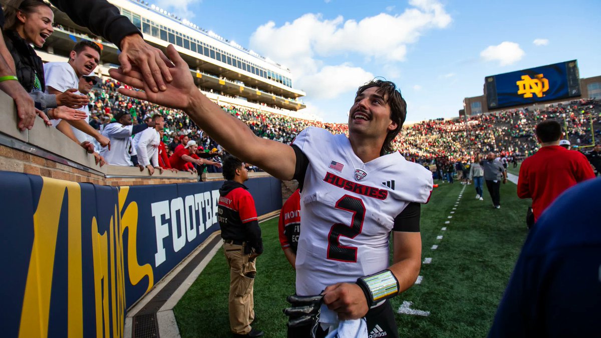 Huskie nation, thank you for your support yesterday. Once in a lifetime experience.

Pack Huskie Stadium on the 21st when we take on Buffalo!