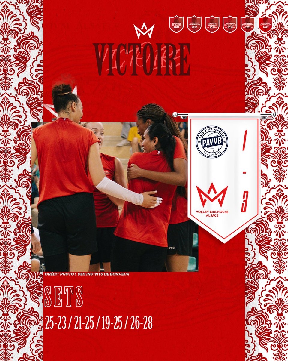 Volley Mulhouse Alsace (@volleymulhouse) on Twitter photo ๐๐๐๐๐๐๐๐
Nos Mulhousiennes concluent de belle maniรจre ce week-end en s'imposant face au <a href="/Pavvb/">Pays Aix Venelles VB</a> ๐ช
Dรฉsormais, place ร une semaine de travail ร Aprica (Italie), ponctuรฉe de matchs amicaux face ร ลKS ลรณdลบ et Banca Valsabbina Millenium Brescia. ๐๐๐๐๐๐๐๐
Nos Mulhousiennes concluent de belle maniรจre ce week-end en s'imposant face au <a href="/Pavvb/">Pays Aix Venelles VB</a> ๐ช
Dรฉsormais, place ร une semaine de travail ร Aprica (Italie), ponctuรฉe de matchs amicaux face ร ลKS ลรณdลบ et Banca Valsabbina Millenium Brescia.