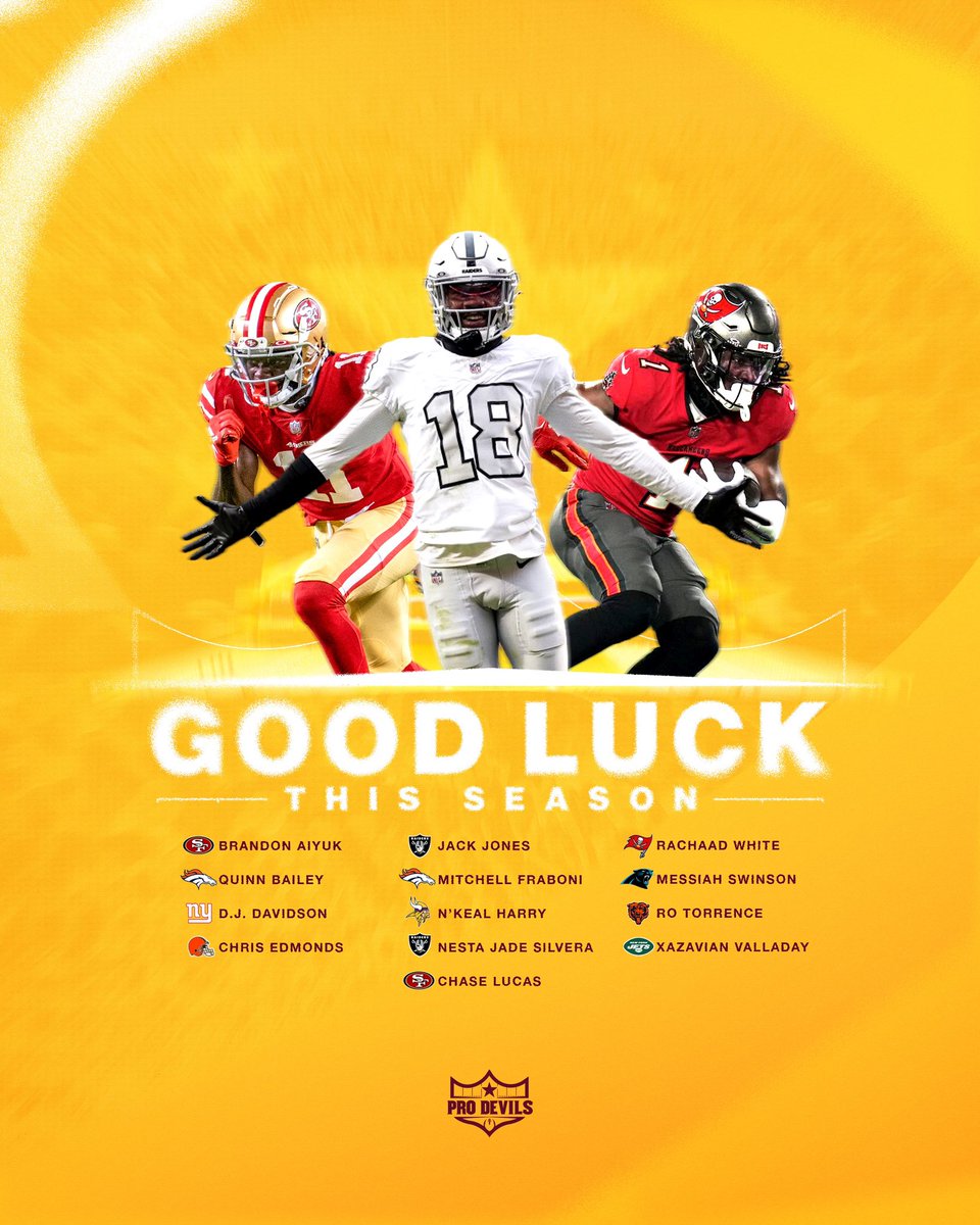 ASUFootball's tweet image. Good luck to all our #ProDevils as their 2024 season kicks off today ‼️