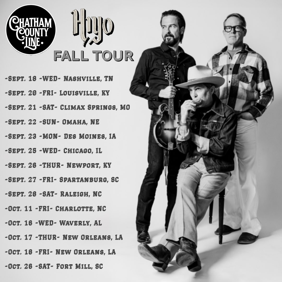 chathamcoline's tweet image. 🚨CCL Hiyo Fall Tour kicks off in Nashville, TN on Wednesday, Sept. 18! Catch us if you can!🏃♂️✨
🎟️Tix: chathamcountyline.com