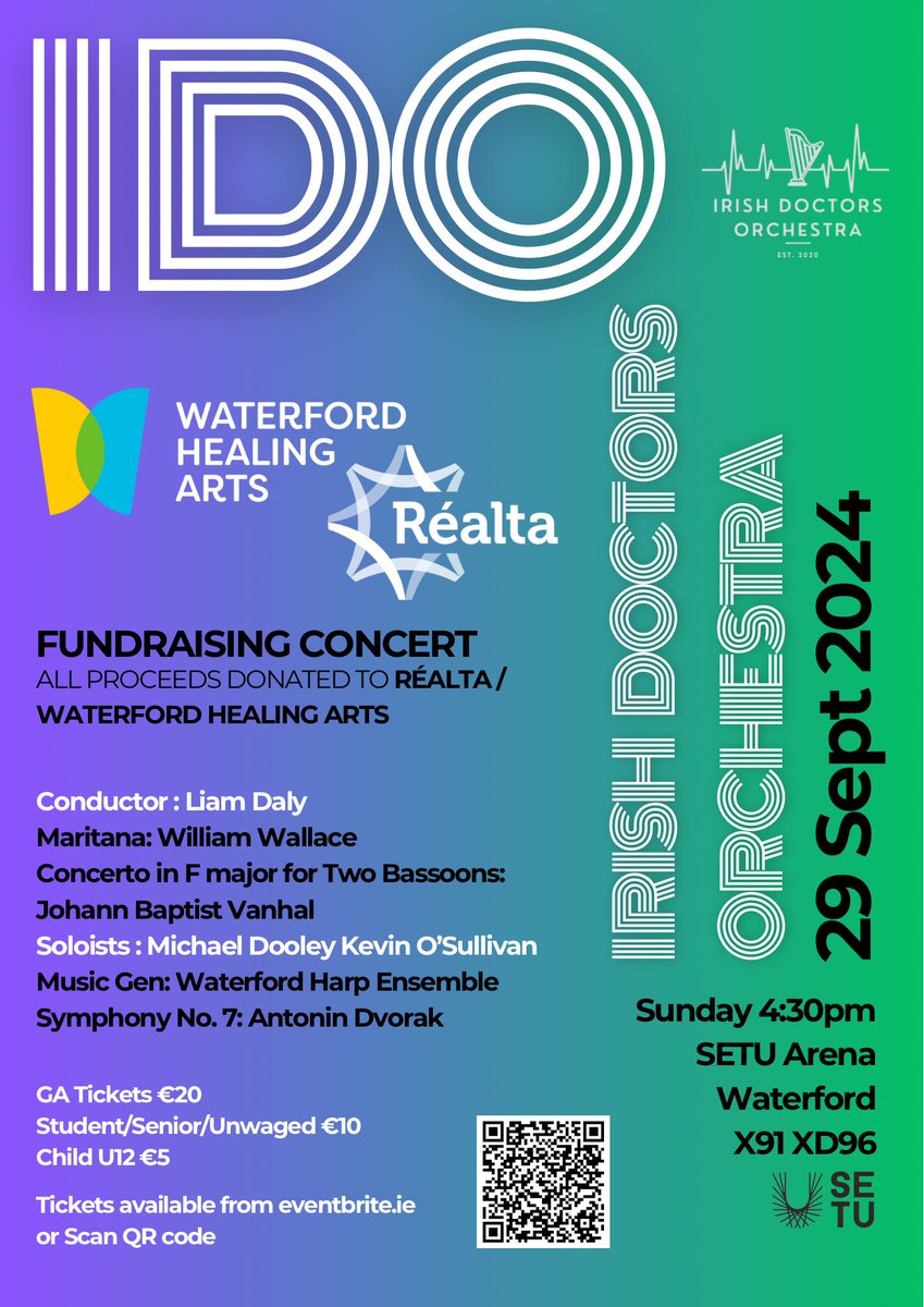 We cannot wait for our upcoming concert, get your tickets before they sell out! 

eventbrite.ie/e/irish-doctor….