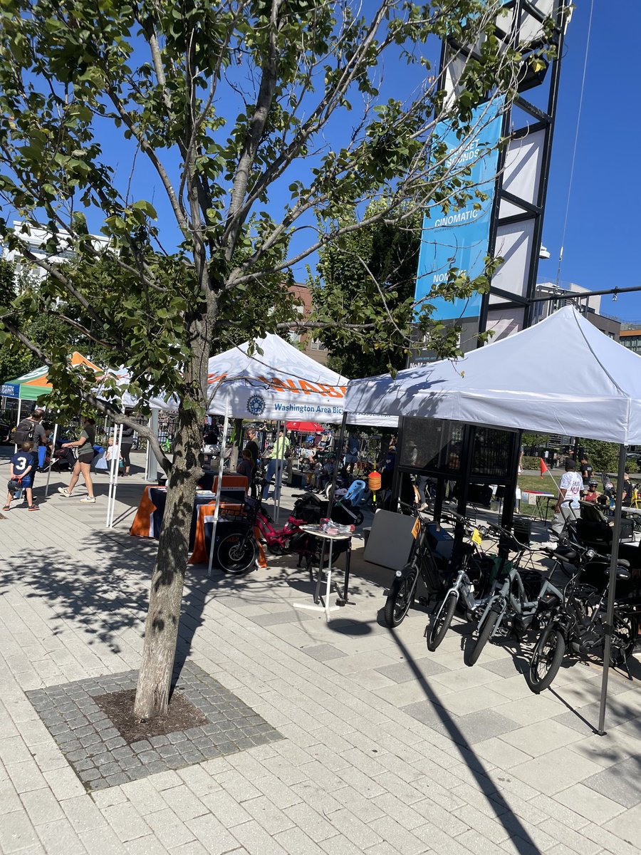 Test rides are starting now at Tanner Park for #dcfamilybikefest