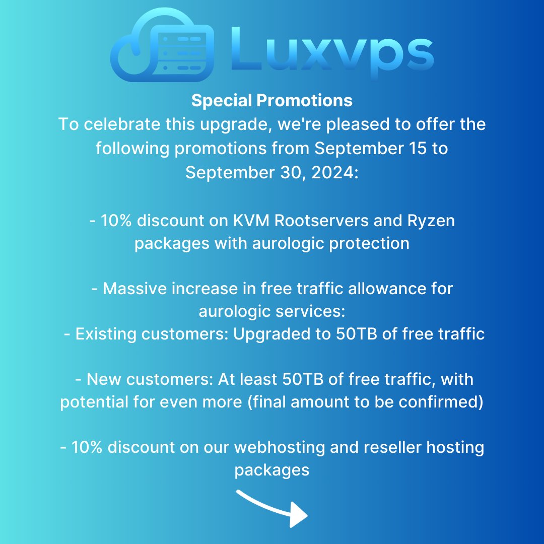 luxvps's tweet photo. Hey you! Yes, you! We got something amazing for you. https://t.co/Z7lZO8xAag