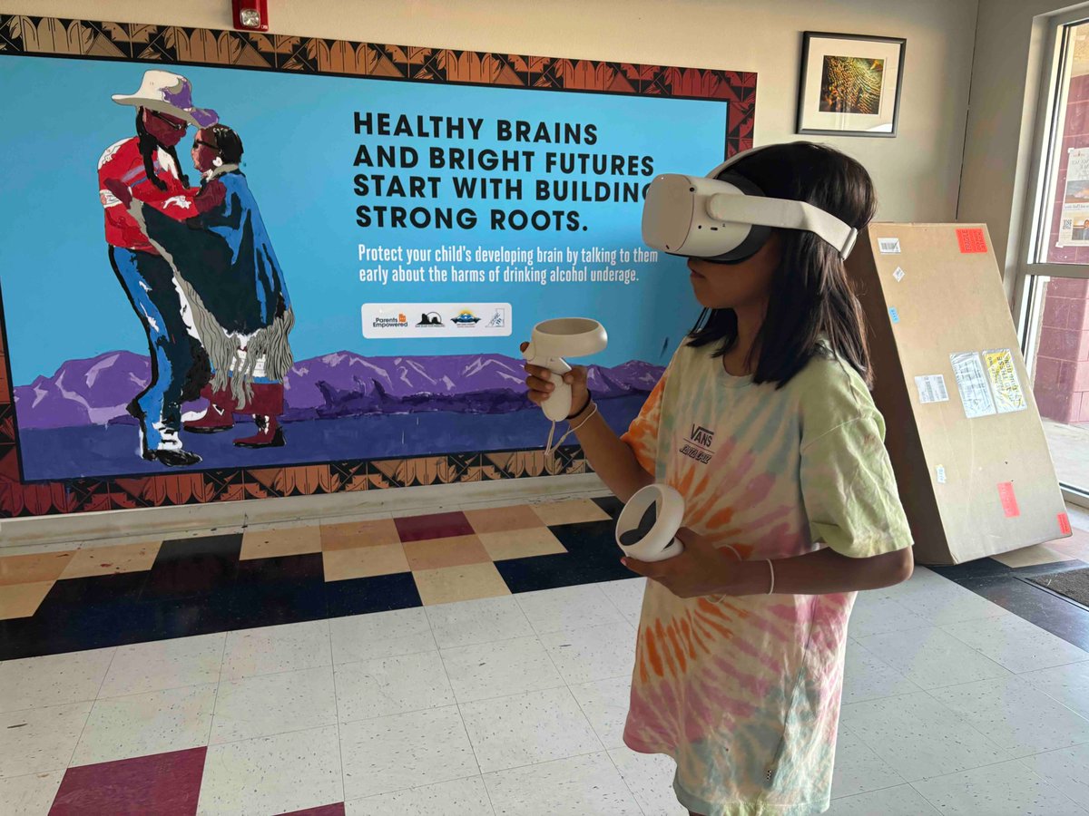 LASKINSFEST's tweet image. Day 1 of our Native Youth VR Workshop at the White Mesa Reservation is off to a great start! 
Talented young creators are diving into the world of virtual reality! Stay tuned for updates on their amazing creations!
#NativeYouth #innovations #virtualrealityexperience #indigenous