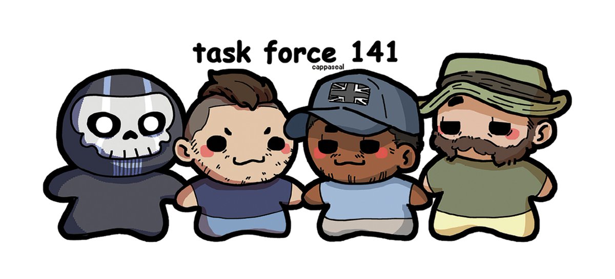 they are holding hands so they dont lose each other

-
#taskforce141