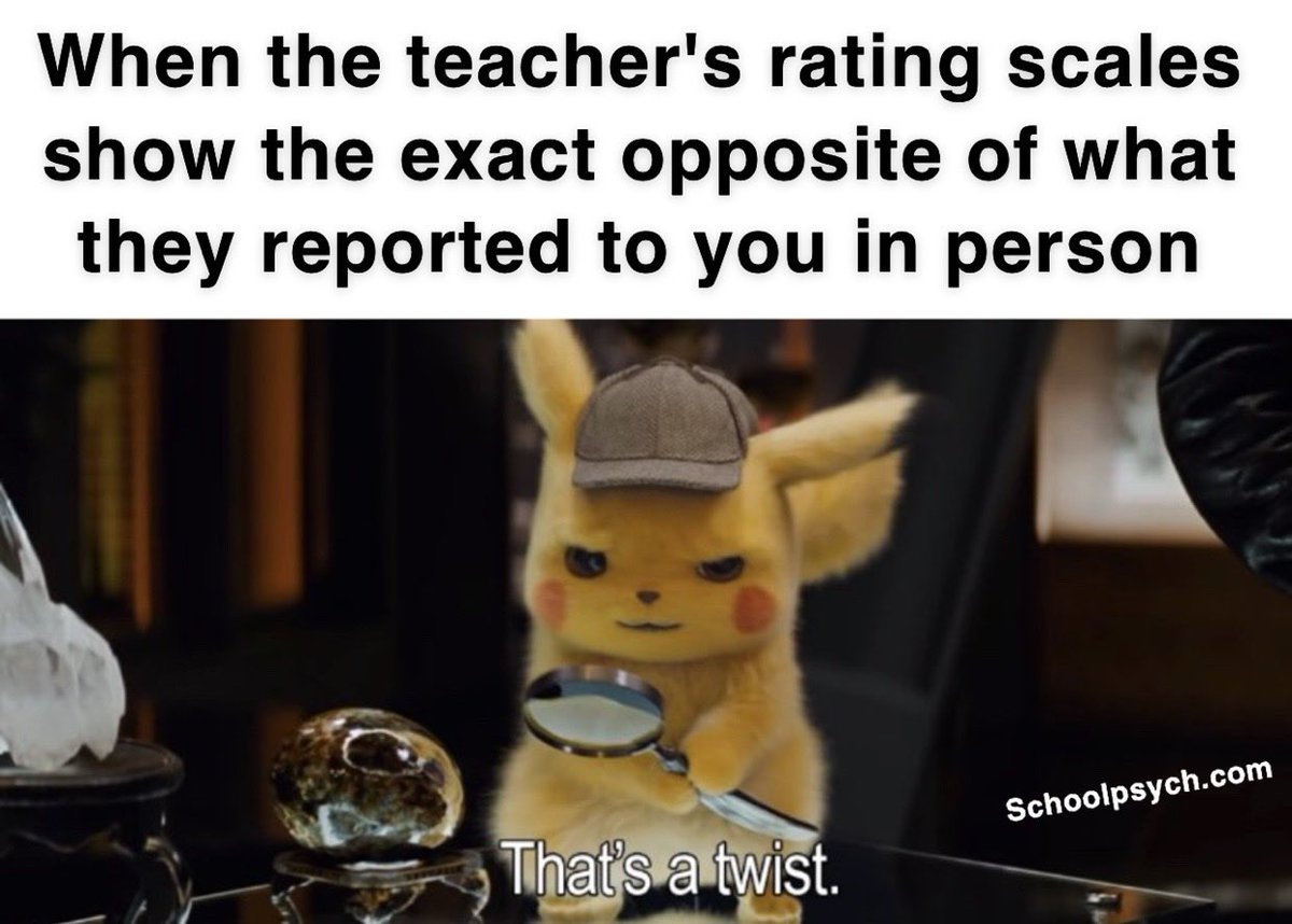 SchoolPsychDCom's tweet photo. The plot thickens😅 #schoolpsychproblems https://t.co/T87vlBJAyV