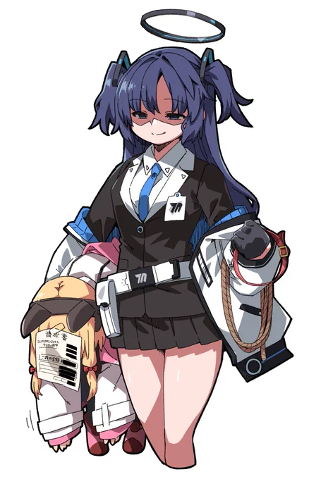 モモイを奥に運ぶユウカ#ブルアカ #BlueArchive 