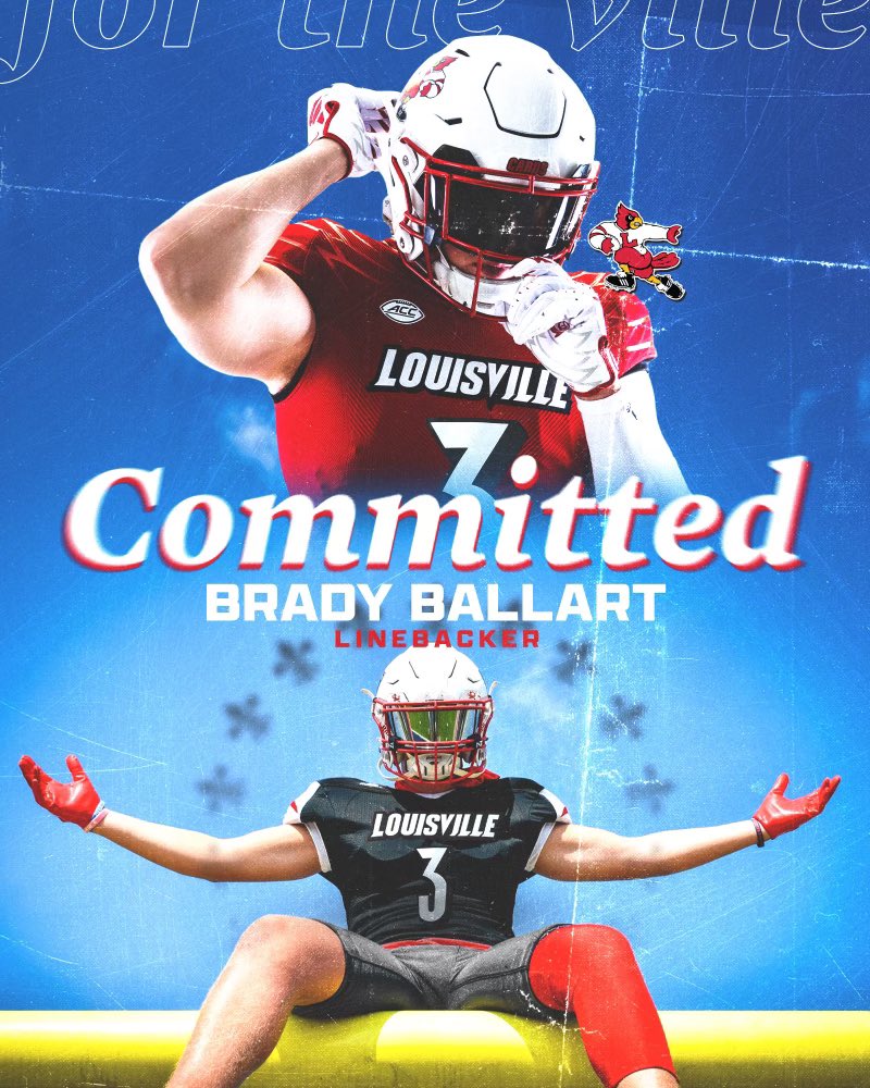 Brady Ballart (@bradyballart) on Twitter photo Card Nation… I’m home‼️‼️ #FlyVille26
<a href="/JeffBrohm/">Jeff Brohm</a> <a href="/MarkIvey90/">Coach Mark Ivey</a> <a href="/Brohm_Brady/">Brady Brohm</a> <a href="/CoachRonEnglish/">Ron English</a> <a href="/LouisvilleFB/">Louisville Football</a> Card Nation… I’m home‼️‼️ #FlyVille26
<a href="/JeffBrohm/">Jeff Brohm</a> <a href="/MarkIvey90/">Coach Mark Ivey</a> <a href="/Brohm_Brady/">Brady Brohm</a> <a href="/CoachRonEnglish/">Ron English</a> <a href="/LouisvilleFB/">Louisville Football</a>
