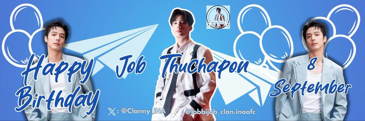 Clanny_INA's tweet photo. Happy birthday our president Clanny🥳🎂

Happy always, facilitated by all affairs, blessed with life. We will always be by your side, we love you🖤💙

#jobbiijob #JobbiijobBirthdayMeeting2024 #HAPPYJOBBIIDAY2024 #happyjobbiiday #jobbiijob_clan #clanny_ina #Indonesia https://t.co/xt6DkzdbrP