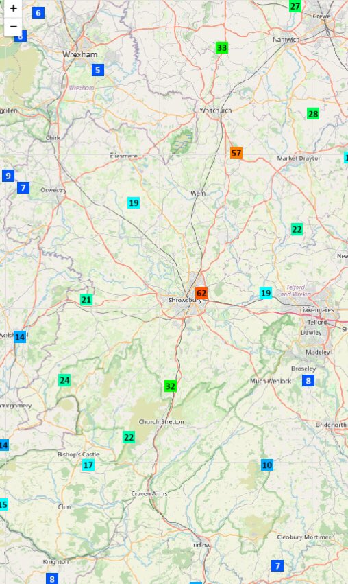 DaveThroup's tweet photo. Shrewsbury has seen its entire September average rainfall in a few hours today.

Via @RoostWeather https://t.co/mWRmxYb4ec