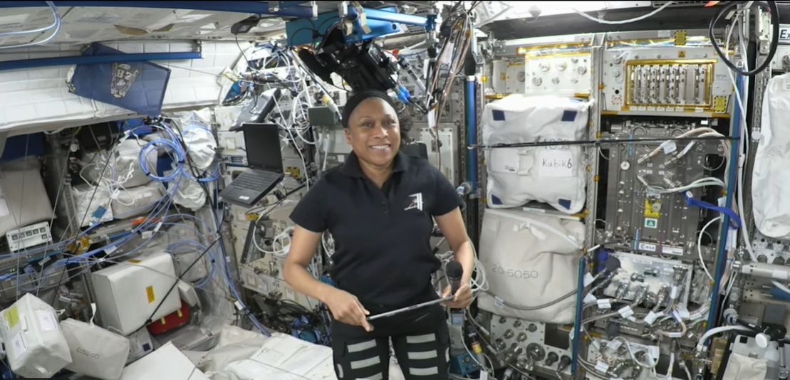 At 11:30 this Sunday morning...our full discussion with astronaut Jeanette Epps from aboard the International Space Station. Hear how she says the University of Maryland played a big role in her career in the stars. See ya at 11:30a on <a href="/wbaltv11/">WBAL-TV 11 Baltimore</a>.
