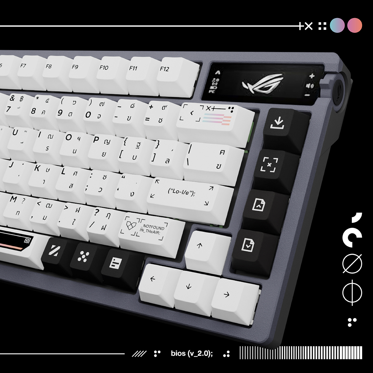 A limited-edition keycaps set featuring #PRINTSTREAM design (v2.0); as seen in <a href="/CounterStrike/">CS2</a> 2.

<a href="/ASUS_ROG/">ROG Global</a> Thailand x <a href="/LOGA_officialZ/">LOGA_World</a>

9.9 Special Deal; The keycaps set will be included only with the first 180 #ROGAzoth keyboard purchases on ROG Thailand stores and online